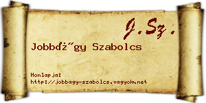 Jobbágy Szabolcs névjegykártya